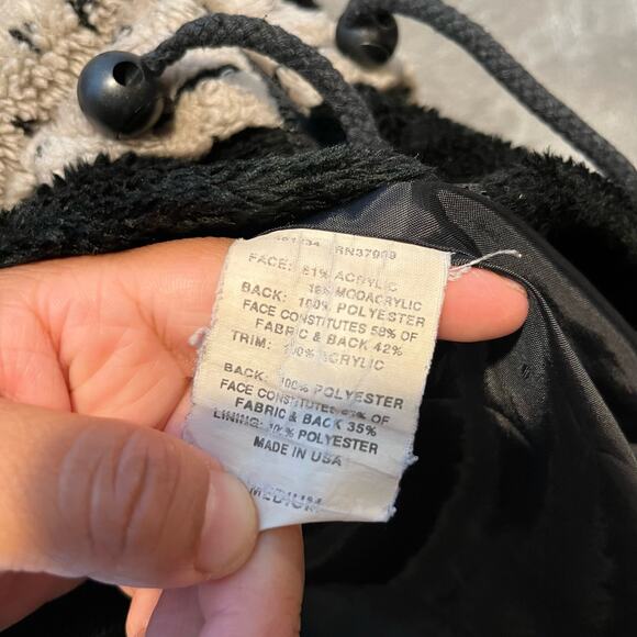 Vintage Denali Women’s Hunting Deer All Over Print Zip Up Jacket Sz Medium - Picture 6 of 8